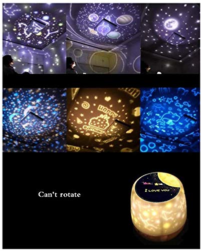 Preisvergleich Produktbild Unbekannt YIYUNRR Nachtlicht-Baby-Stern-Projektor, Dimmbare Kombinationen Romantische Sternenhimmel for Kinder Festival Schlafzimmer Wohnzimmer (Color : Love Models)