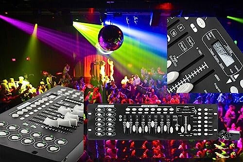 🎶 Canali dmx reversibili KAELA CENTRALINA DMX MIXER CONTROLLER LUCI DISCO EFFETTI DJ 192 CANALI DMX 512