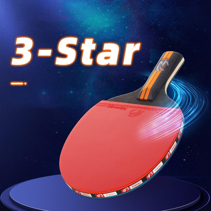 TYGXING Ping Pong Paddle, Short Handle Penhold Table Tennis Racket, Professional Table Tennis Paddle for Beginners
