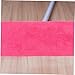 Ciieeo Microfiber Mop Head Replacement Coral Cleaning Pad Red for Hardwood Laminate Tile Floors Household Use Easy Wash Dust Mop Refill
