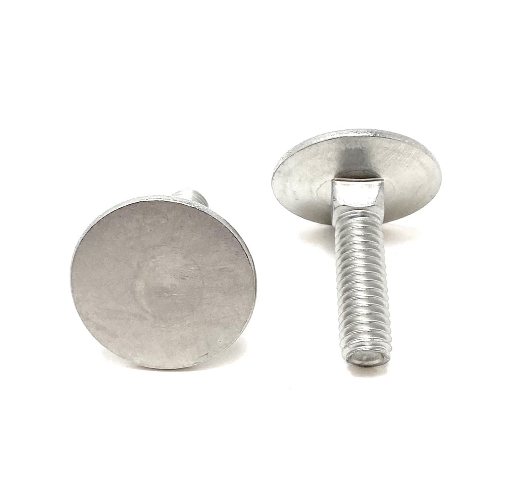 5) 3/8-16x1-1/2 Stainless Steel Elevator Bolt Square Neck (1-5/16