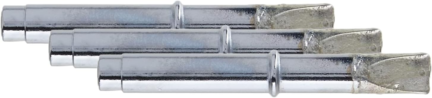Weller CT6F7 Screwdriver Tip, 700° F,3/8",FOR W100/W100P, Black (Pack of 3)
