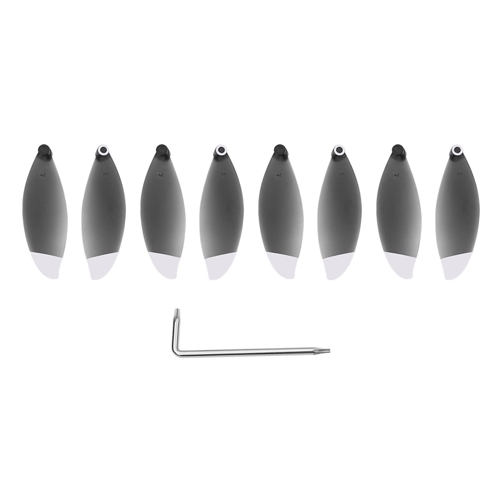 8pcs Propeller Props CW CCW Replacement Accessory Spare Parts Wing Fans Blade With Tool Kits, For Parrot Anafi 4K Camera Drone Drone Propeller Set(White)