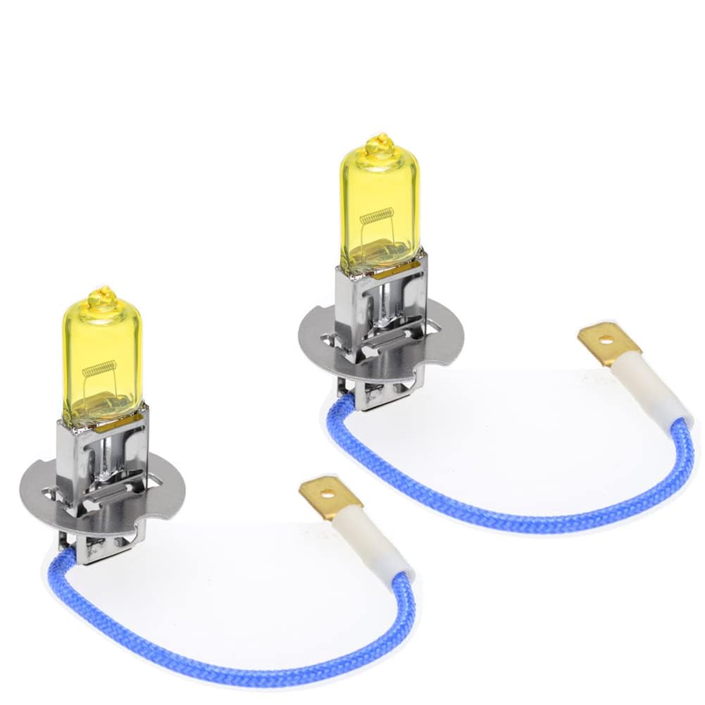 IPF Halogen Bulb H3 2450K Yellow Fog Lamp Headlight 12V 55W Pair Japan