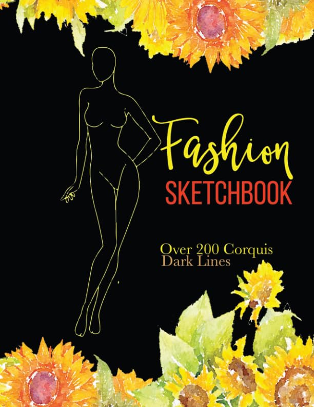 Fashion Sketchbook: Over 200 Fashion Croquis Templates To Bring Your Designs to Life Quickly