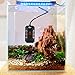 AQQA Aquarium Submersible Heater for Fish Tank,HD Temperature Display and Built-in Thermometer,External Controller Temperature Control Range 59℉-93℉,Safety Control Protects 150W