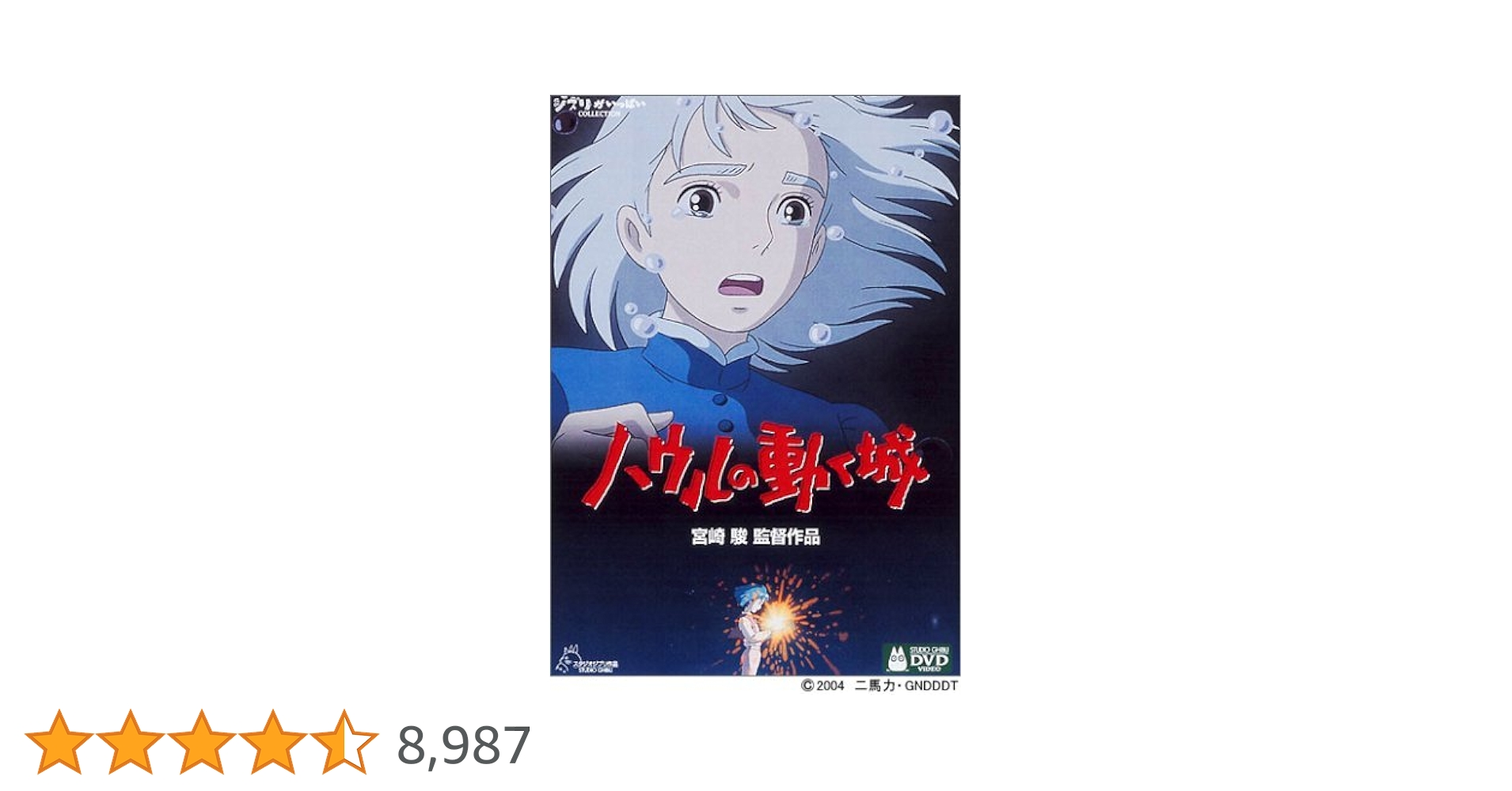 Amazon.co.jp: ハウルの動く城 1/24second付き : DVD