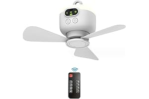 Battery Ceiling Fan with Remote - Your Personal Cooling Paradise