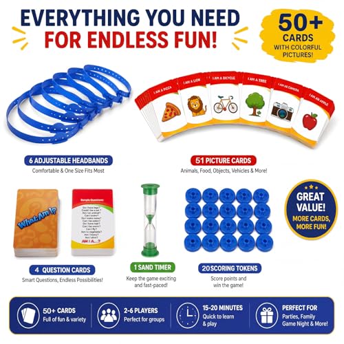 Sumind Headband Game Fun Heads Up Guessing Game miniatura 3