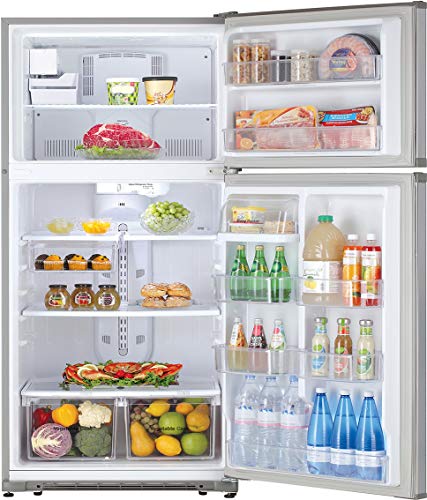 Daewoo RTE21GSSMD Top Mount Refrigerator, 21 Cu.Ft, Stainless Steel