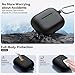 Joremx for AirPods Pro 3 Case (2025),Soft Silicone Protective Cover Compatible with Apple AirPods Pro 3rd Generation Case with Cleaning Kit for Women Men,Air pods Pro Accessories with Keychain,Black