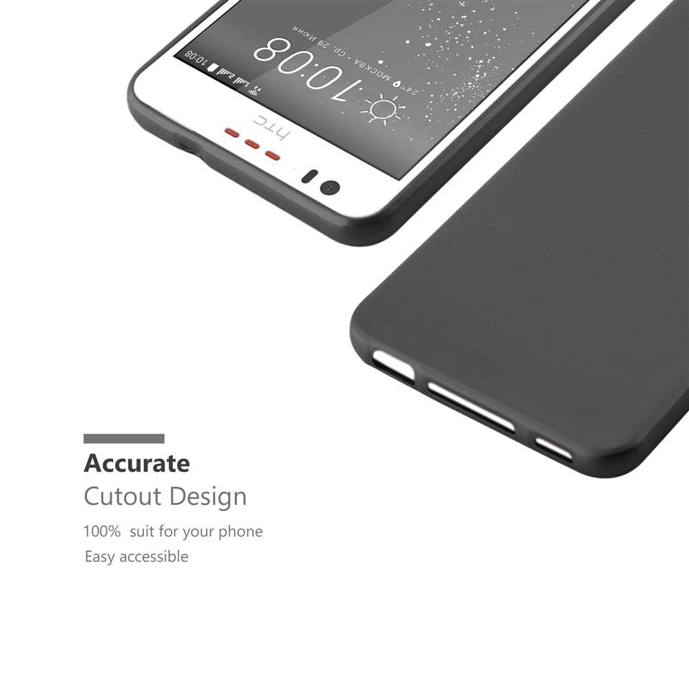 Cadorabo Funda para HTC 10 Lifestyle/Desire 825 en Metallic Azul - Cubierta Proteccíon de Silicona TPU Delgada e Flexible con Antichoque - Gel Case Cover Carcasa Ligera