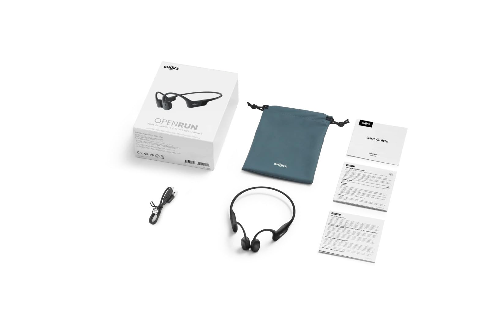 Casque audio sans fil Bluetooth Shokz OpenRun Mini Noir