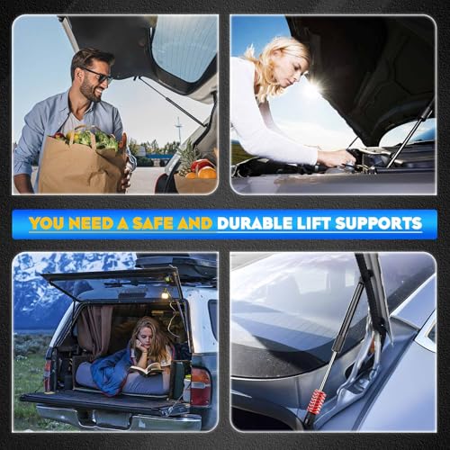 Henkeyi 6200037 2 Pack Front Hood Lift Supports thumb #5