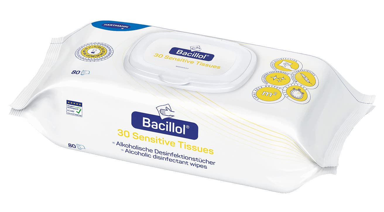 Bacillol 30 Sensitive Tissues Desinfektionstücher, 80 Tücher Drogerie & Körperpflege