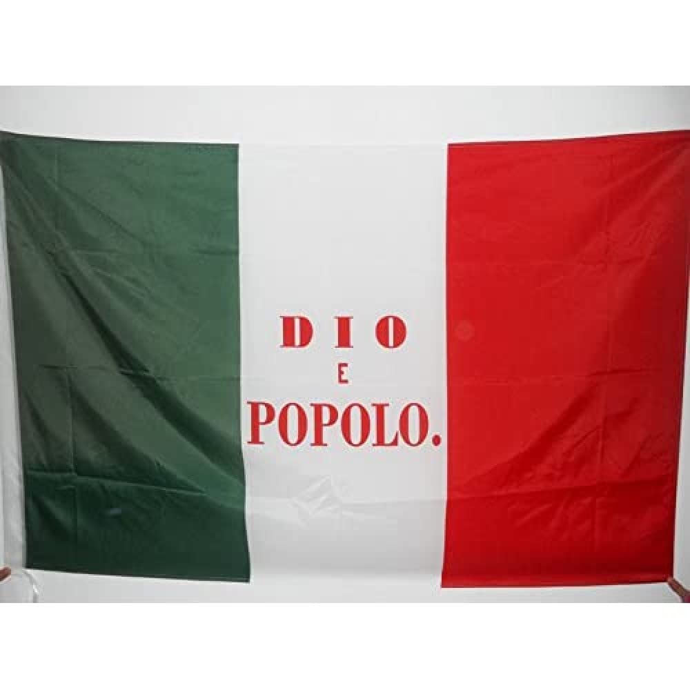 BANDIERA REPUBBLICA ROMANA 1849 150x90cm - BANDIERA ITALIANA - ITALIA - DIO  ? POPOLO 90 x 150 cm foro per asta - AZ FLAG : Amazon.it: Giardino e  giardinaggio