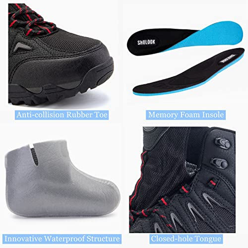 Shulook Hiking Boots Men | Waterproof Boots For Men | Non-Slip & Lightweight & Comfortable| Men's Hiking Outdoor Ankle Boot Trekking Camping #TOP1