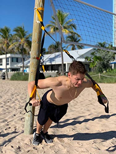 FITA DE TREINAMENTO SUSPENSO - PRESILHA - AMARELO - KIT SUPORTE DE TETO (Amarelo)