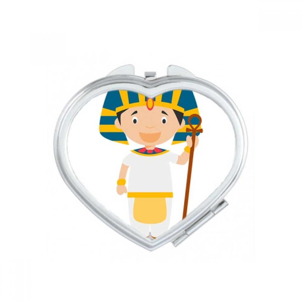 Miroir mignon petit cadeau à offrir - Miroir portable cœur multicolore pour anniversaire
