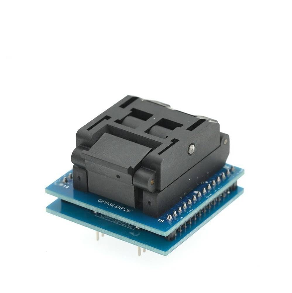 TQFP32 to DIP28 Adapter Socket LQFP32 Test Seat Support ATMEGA Series Plus Programmer ATMEGA328P-AU MEGA328P-AU