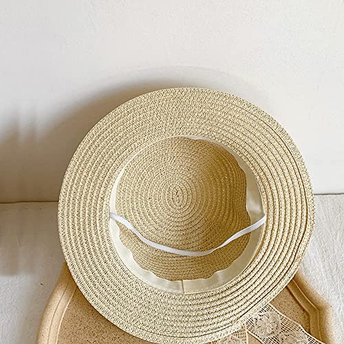 Summer Breathable Beach Straw Hat UV Protection Sun Visor Hats for Little Girl Kids2