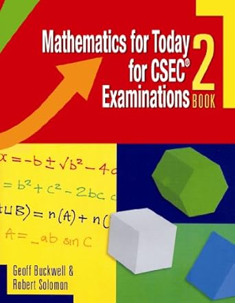 CXC Maths for Today Book 2 : Buckwell, Geoff D, Solomon, Robert C ...