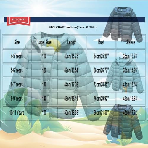 Kids Winter Coat Boys Girls Quilted Jacket Baby Warm Winter Coats Boys Packable Outerwear for School Outdoor Activities3