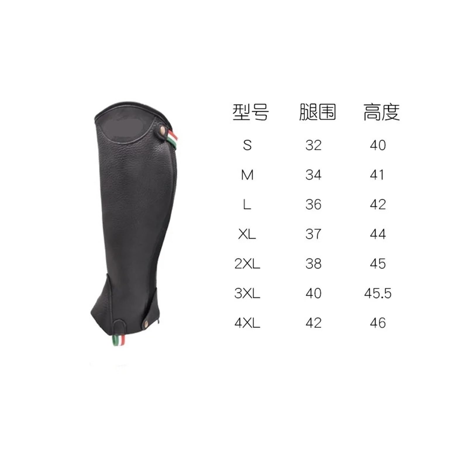 Reiten Half Chaps Reitlegging-Halbchaps Reitausrüstung for Reiter Unisex-Reiter Flexi-Reitchaps