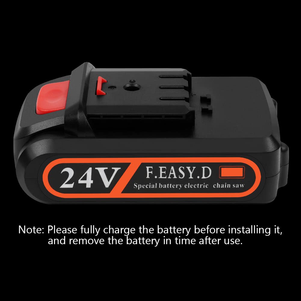 Flintronic Batterie de Tronçonneuse, 2 Pièces Batterie 24v 2000mAh pour mini Tronçonneuse, Rechargeable Batterie