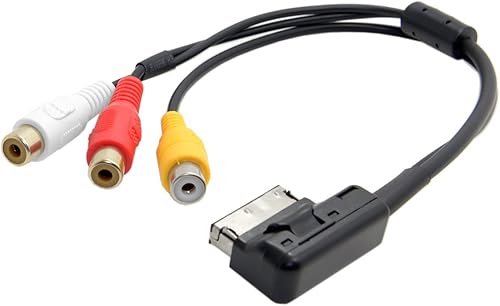 CY 3 RCA a AMI MMI Cable de audio hembra DVD Video Audio Cable para coche