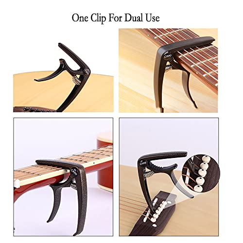 2 Pcs Capodastre Guitare, Unique Utilisation À Une Main Changement Rapide En Alliage D’aluminium Capos Pour Ukulélé… - Les Beatles, Paul McCartney, John Lennon, RIngo Starr, George Harrison 2 Pcs Capodastre Guitare, Unique Utilisation À Une Main Changement Rapide En Alliage D'aluminium Capos Pour Ukulélé… – Image 5