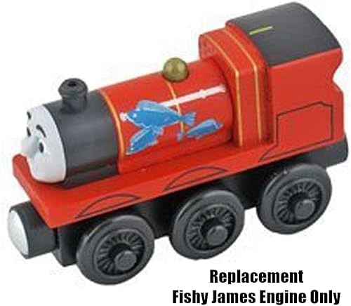 Miniatura 5 de Pieza de repuesto para Fisher-Price Thomas and Friends Wooden Railway James' Fishy Delivery - BDG57  Repuesto Red Fishy James Engine