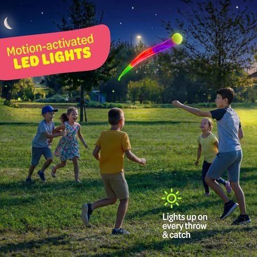 Light-up Slingtail Ball Toy - Baseball Tail Toys for Boys Ages 8 9 10 11 12 13 - Birthday Gifts for Teens - Teen Boys Gift Ideas - 12 Year Old Boy Gifts - Summer Beach Outdoor Games for Kids, Teenage - 2