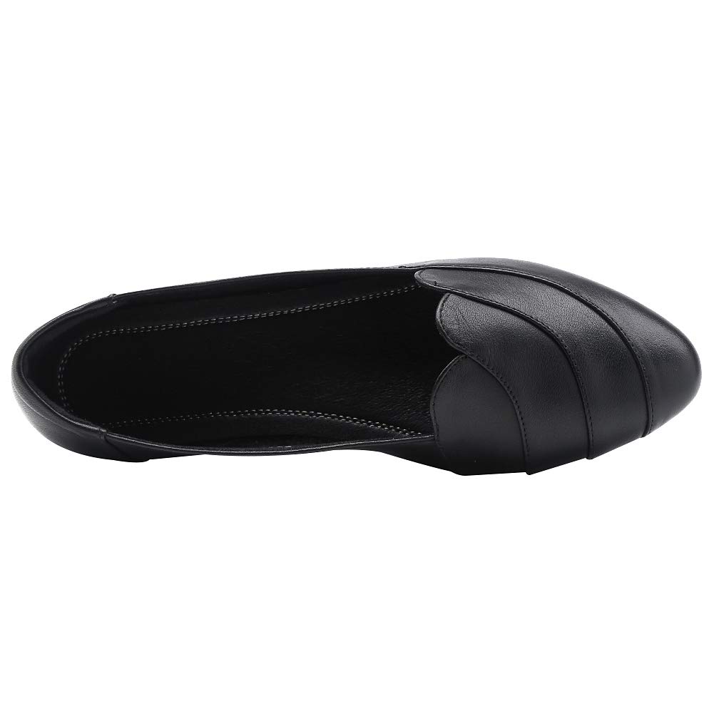 rismart Donna Scivolare su Piatto Comfort Piedi Balletto Scarpe