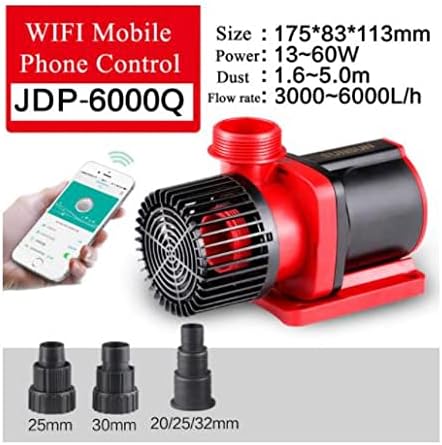 SUNSUN JDP-6000Q pump with WiFi control and various connectors