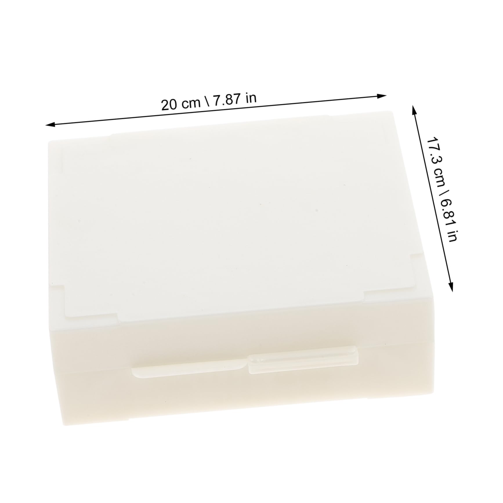 FUNOMOCYA 3pcs Paper Tool Tray Microscope Slide Holder Microscope Slide Storage Tray White Abs Microscope Slide Container