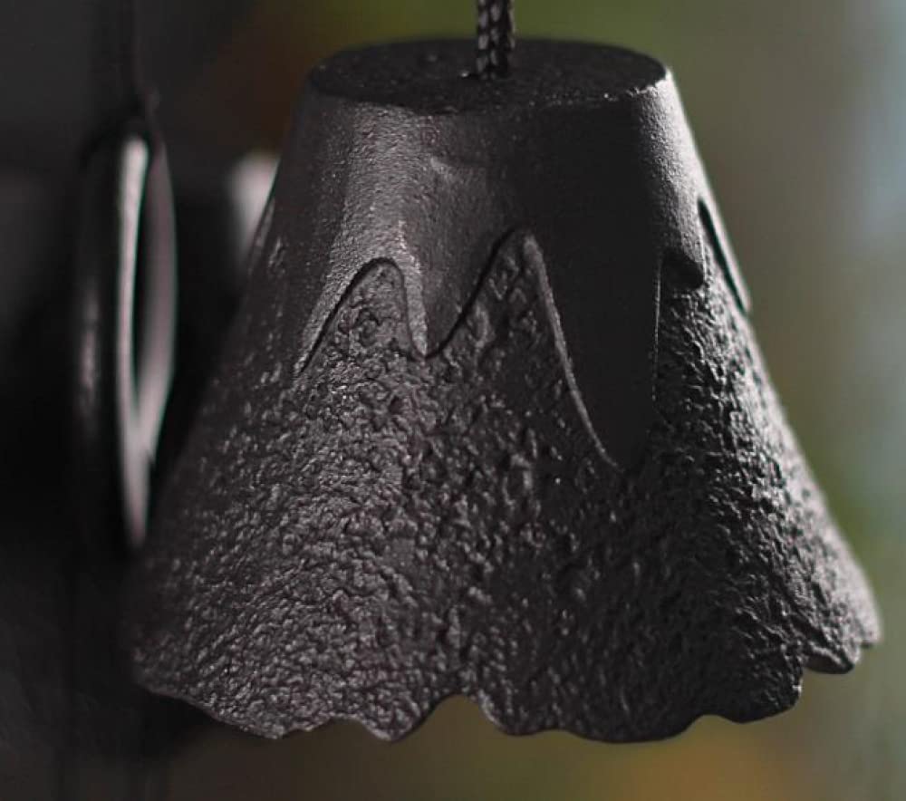 Campanelli a vento fatti a mano in ghisa scacciapensieri decorazione da giardino appeso campana a vento decorativa per esterni accordata rilassante melodia regalo all'aperto