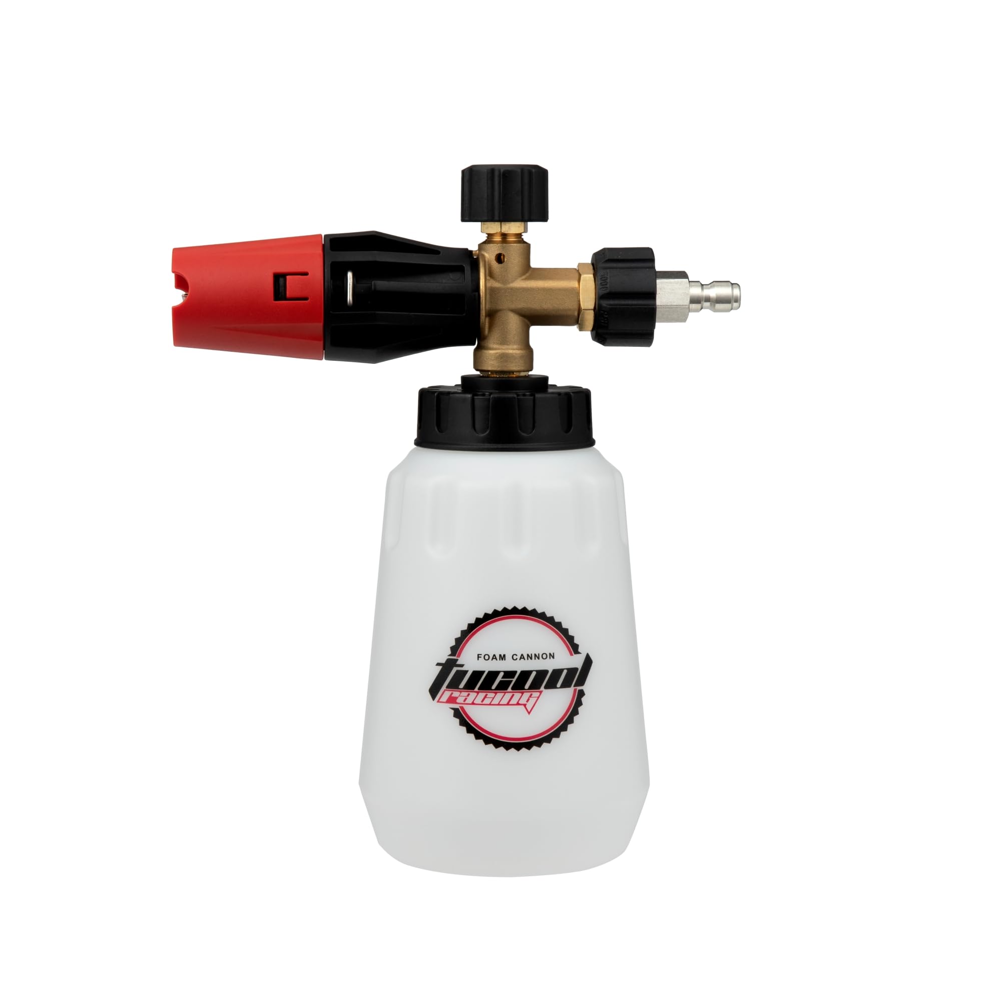 Tucool Racing Schneeschaumlanze - Für 1/4" Quick Connect Hochdruckreiniger, 1 Liter Flasche, Inkl. Düsen