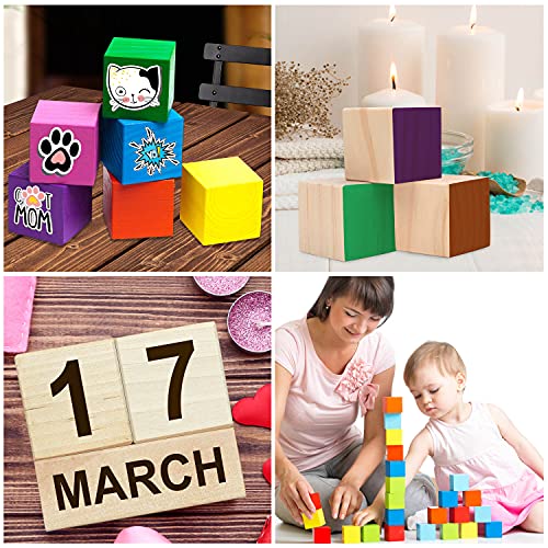 Belle Vous Cubi Legno da Decorare (20 Set) - Cubi