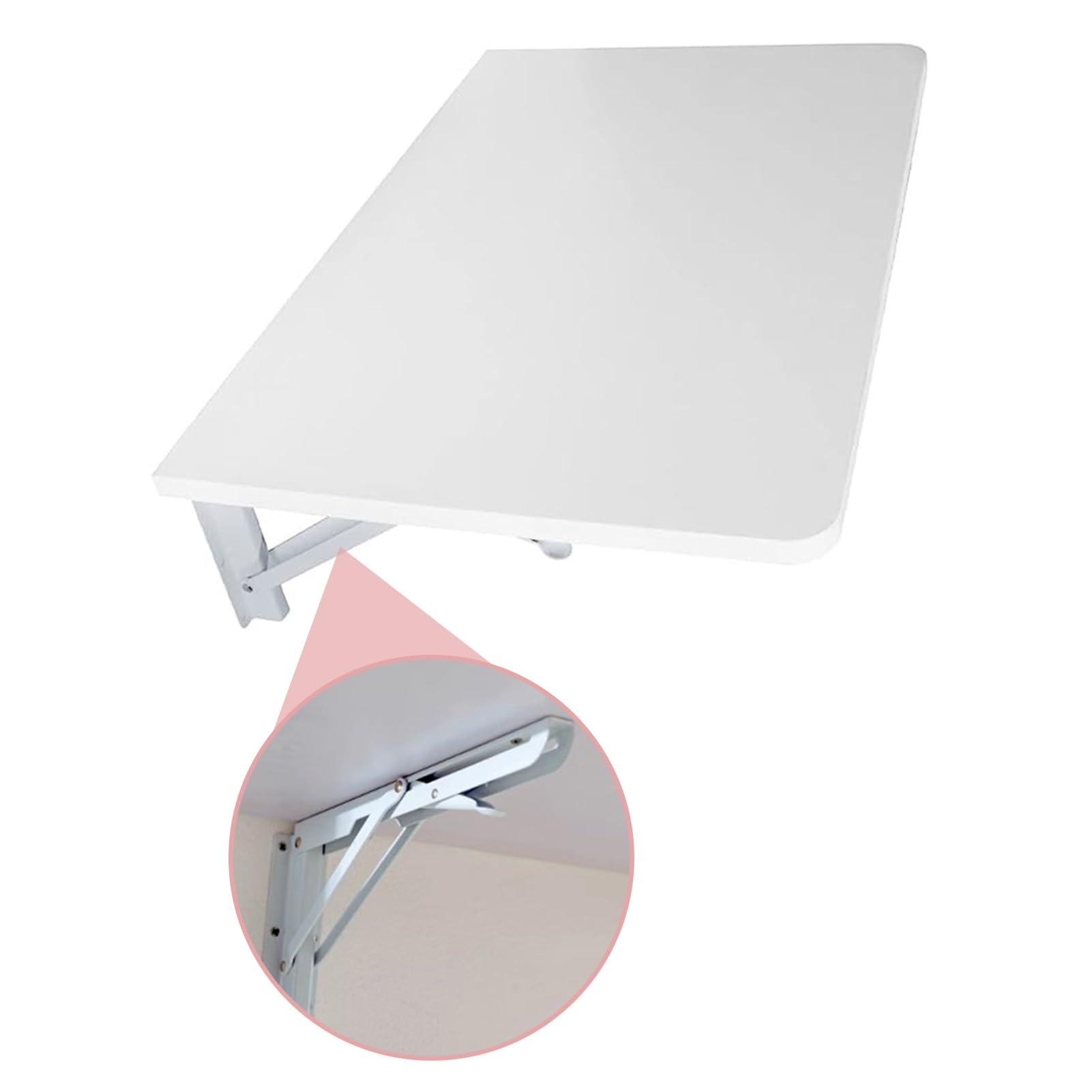 Table à manger murale rabattable pour optimiser l'espace d'une cuisine ou d'un studio