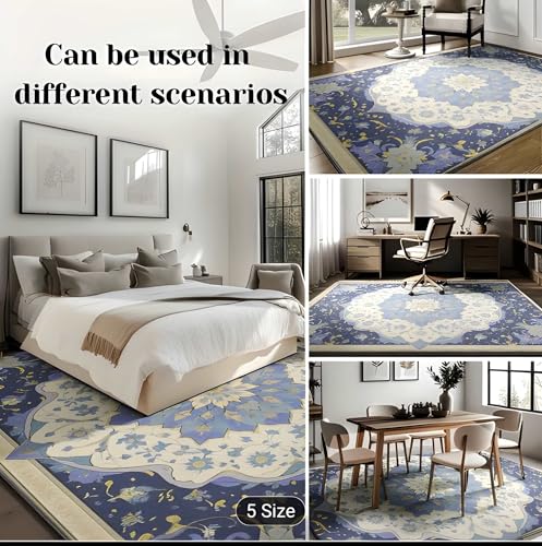 Image of Premium 3D Printed Carpets for Living Room | Carpets for Hall | Bedroom | Living Area | 3x5 Feet Rectangular