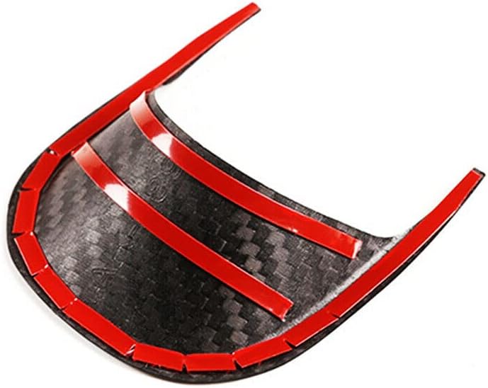 Real Black Full Carbon Fiber Interior Dashboard Clock Cover Trim Fit for Maserati Ghibli 2014-2021