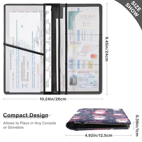Organizador para carro cuero premium miniatura 3