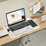 【Large cCompatibilité & Grande Capacité】L’étagère de lit convient à la plupart des lits, y compris les lits IKEA, les lits métalliques de dortoir, les lits mezzanine et les lits superposés avec barrières latérales. Dimensions : 37,5 cm (L) × 24,5 cm (l) × 2 cm (H), idéale pour téléphone, iPad, lunettes, livres, etc.