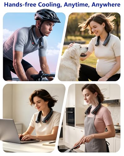 Portable Neck Fan with Reading Light - image 8