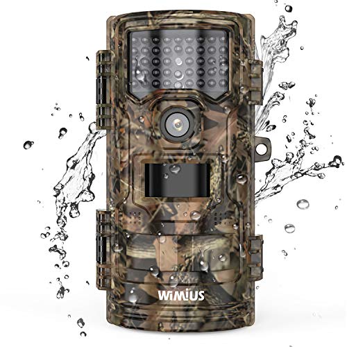 WiMiUS H7 Wildkamera, 16MP 1080P Wildkamera mit Bewegungsmelder Nachtsicht, IP66 Wasserdicht Wildtierkamera, Jagdkamera Überwachungskamera für Wildtierjagd und Heimsicherheit Cover