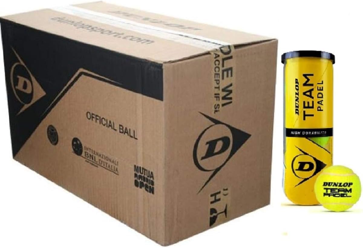 Dunlop- 24 Botes de Pelotas Padel Team, Cajon 24 Botes
