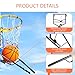 Tuygn Steel Basketball Rebounder, Return Attachment,Increases Execution Quick Arrange and Solid Construction for Indoor and Outdoor Exercises Strong Firing Recoverer