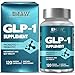 GLP-1 Booster Supplement, 120 Capsules Ultra High Strength 500M CFU Akkermansia Probiotic, Supports Healthy Metabolism, 1Pack