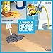 Mr. Clean All Purpose Cleaner, Floor Cleaner for Mopping Home, Bathroom, & Kitchen, Cleaning Liquid for Mop & Bucket, Cleaning Supplies, Multi-Surface Dilutable, Lemon, 41oz